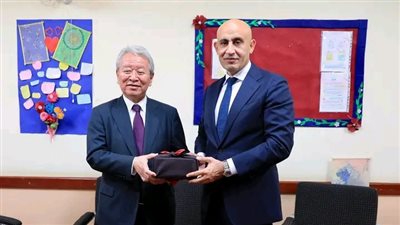 وزير التربية والتعليم يلتقي رئيس الوكالة اليابانية للتعاون الدولي (جايكا) لبحث سبل تعزيز التعاون