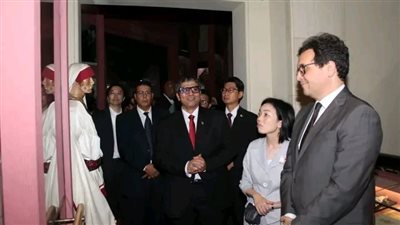 وزير الثقافة يستقبل الأميرة أكيكو ميكاسا ممثلة إمبراطور اليابان بحفل افتتاح المتحف المصري الكبير بدار الأوبرا المصرية