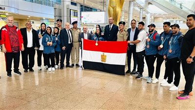 وزارة الشباب والرياضة تستقبل بعثة رفع الأثقال المشاركة بدورة ألعاب التضامن الإسلامي بالرياض