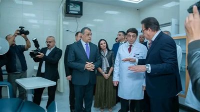  وزير الدولة للإنتاج الحربي يفتتح توسعة وحدة الغسيل الكلوي ووحدة العلاج بالأكسجين بالمركز الطبي التخصصي 