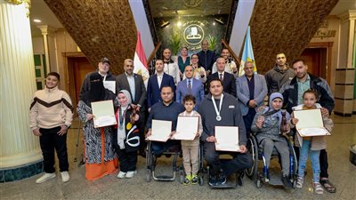  محافظ كفرالشيخ يكرم  لاعبين ومدربين حصدوا ذهبية وفضية وبرونزية في ثلاث بطولات عالمية