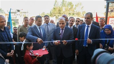 عبد المعطى يفتتح مدرسة إصلاح إدريجة للتعليم الأساسي بكفرالشيخ