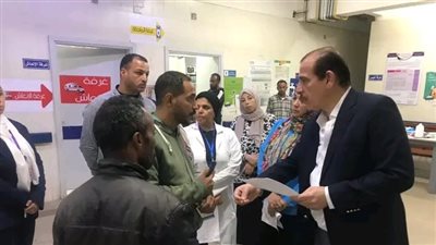 نائب وزير الصحة يتفقد مستشفى الشروق المركزي ومركز طب أسرة (63 متر)