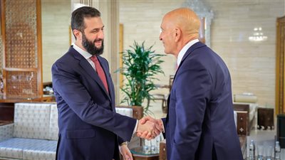 الشرع يستقبل المبعوث الأمريكي الخاص لبحث مستجدات الأوضاع بالمنقطة