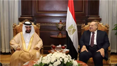 رئيس مجلس الشيوخ يستقبل رئيس البرلمان العربي 