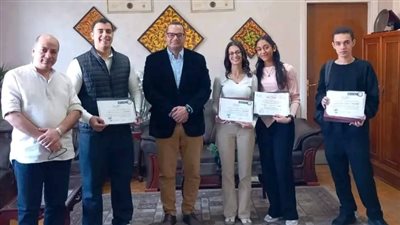 استقبال وتكريم الطلاب والطالبات المثاليين على مستوى كلية الحقوق جامعة عين شمس 