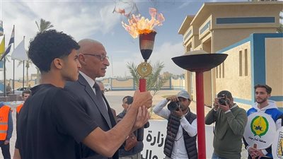 الشباب والرياضة تطلق شعلة أولمبياد المحافظات الحدودية في نسختها السادسة